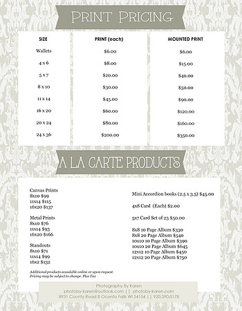 prices